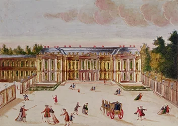 El Chateau de Choisy, lado del patio